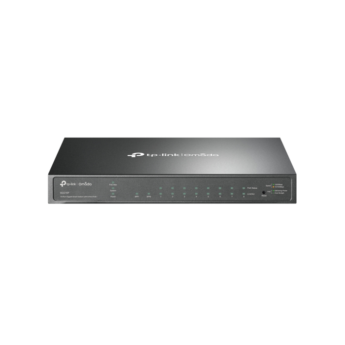 TP-Link Omada SG2210P Switch Gestionado L2/L2+ Gigabit Ethernet con PoE Negro