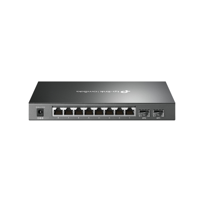 TP-Link Omada SG2210P Switch Gestionado L2/L2+ Gigabit Ethernet con PoE Negro