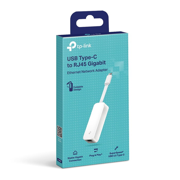 TP-Link UE300C Adaptador USB Tipo-C a Gigabit Ethernet Blanco TP-Link UE300C Adaptador USB Tipo-C a Gigabit Ethernet Blanco