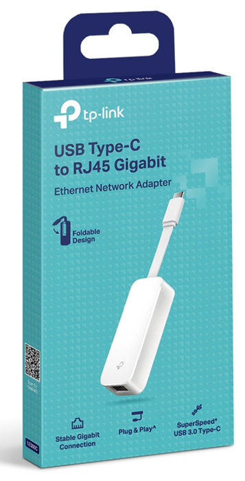 TP-Link UE300C Adaptador USB Tipo-C a Gigabit Ethernet Blanco TP-Link UE300C Adaptador USB Tipo-C a Gigabit Ethernet Blanco