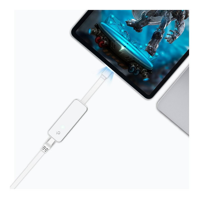 TP-Link UE300C Adaptador USB Tipo-C a Gigabit Ethernet Blanco TP-Link UE300C Adaptador USB Tipo-C a Gigabit Ethernet Blanco
