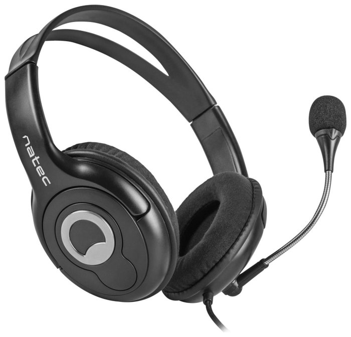 Natec Bear 2 NSL-1178 Auriculares de Diadema con Micrófono Negro