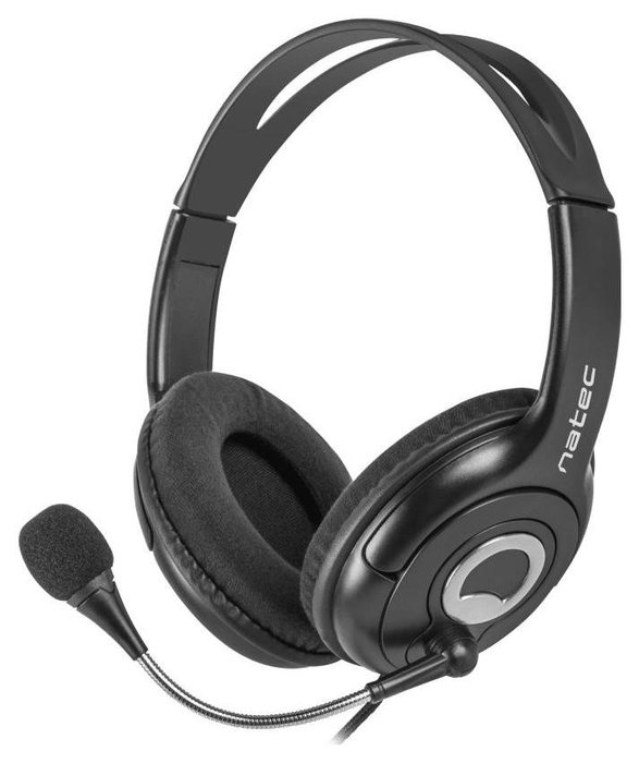 Natec Bear 2 NSL-1178 Auriculares de Diadema con Micrófono Negro