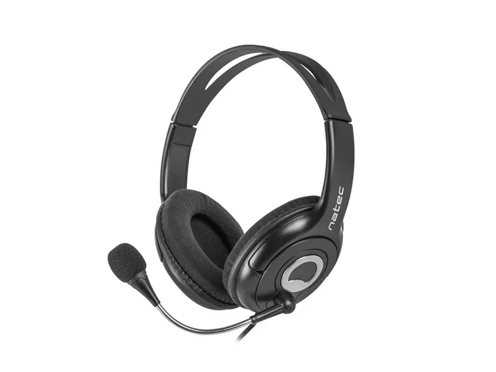 NATEC Auriculares Alámbrico Diadema Negro