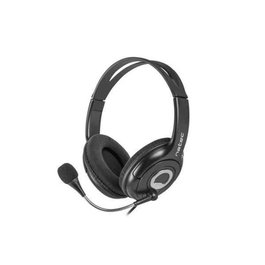 NATEC Auriculares Alámbrico Diadema Negro