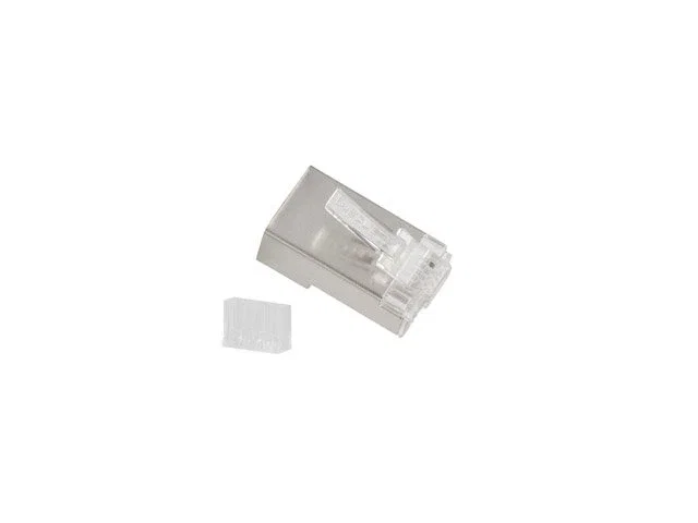 Lanberg Conector RJ-45 Cat6 Ftp 8P8C Blindado Transparente Plástico para Redes - Pack 20 Unidades
