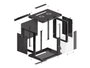 Lanberg Armario Rack Mural 9U 600x450x507mm WF01-6409-10B Negro