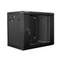 Lanberg Armario Rack Mural 9U 19 pulgadas 600x450mm Negro