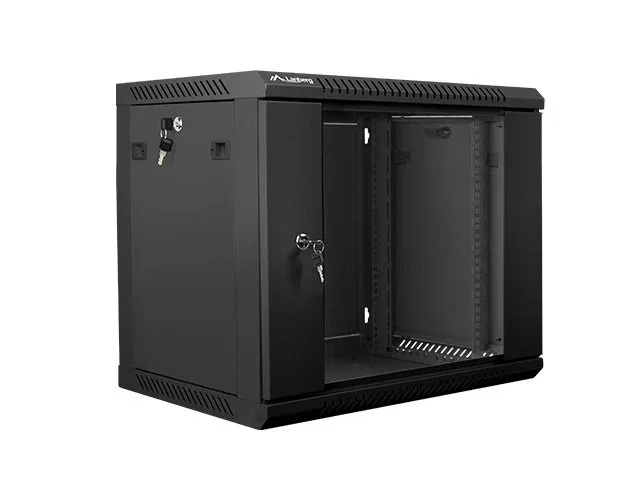 Lanberg Armario Rack Mural 9U 600x450x507mm WF01-6409-10B Negro