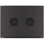 Lanberg WF01-6409-10B Armario 19 Pulgadas 9U 600x450x507mm Montaje Pared Carga 60kg Negro IP20