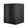 Lanberg Armario Rack 15U 600x600x774 Negro