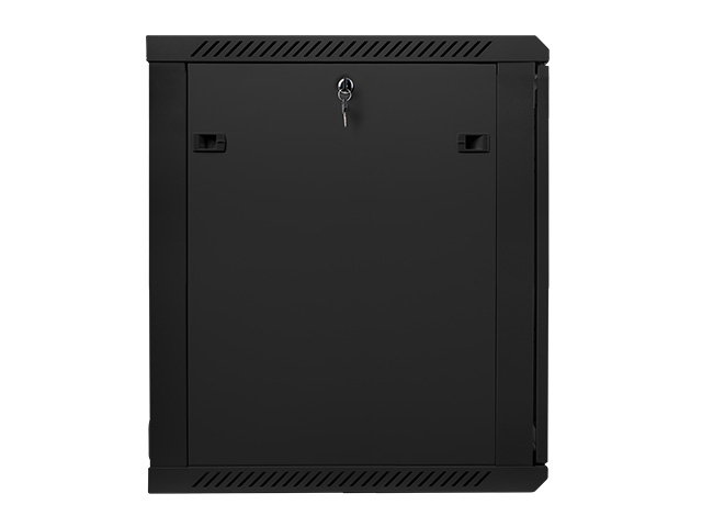 Lanberg WF01-6615-10B Armario de Red 15U 600x600x774mm Montaje en Pared Autoensamblado Negro Capacidad de Carga 60kg IP20