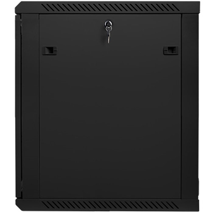 Lanberg WF01-6615-10B Armario de Red 15U 600x600x774mm Montaje en Pared Autoensamblado Negro Capacidad de Carga 60kg IP20