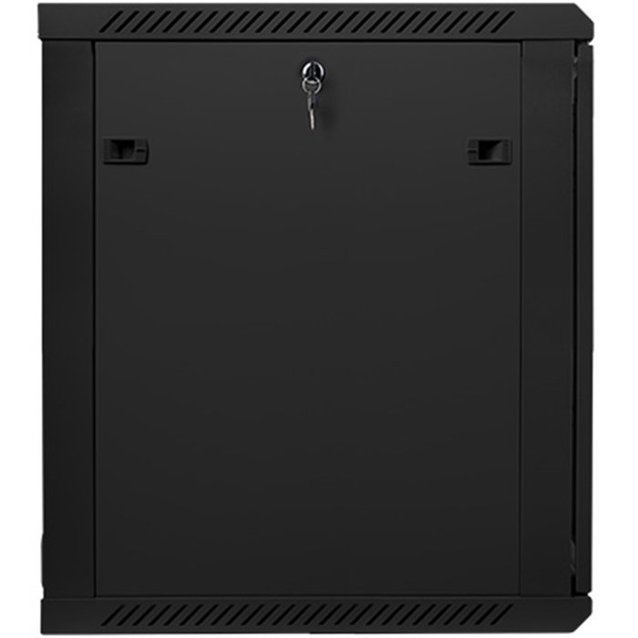 Lanberg WF01-6615-10B Armario de Red 15U 600x600x774mm Montaje en Pared Autoensamblado Negro Capacidad de Carga 60kg IP20