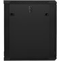 Lanberg WF01-6615-10B Armario de Red 15U 600x600x774mm Montaje en Pared Autoensamblado Negro Capacidad de Carga 60kg IP20