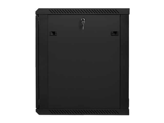 Lanberg WF01-6615-10B Armario de Red 15U 600x600x774mm Montaje en Pared Autoensamblado Negro Capacidad de Carga 60kg IP20