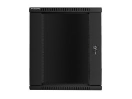 Lanberg WF01-6615-10B Armario de Red 15U 600x600x774mm Montaje en Pared Autoensamblado Negro Capacidad de Carga 60kg IP20