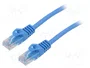 Lanberg Cable de Red Cat6 U/UTP 15m Azul