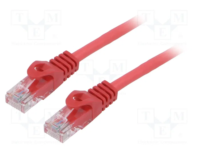 Lanberg PCU6-10CC-0150-R Cable de red Cat.6 U/UTP 1,5 m Rojo