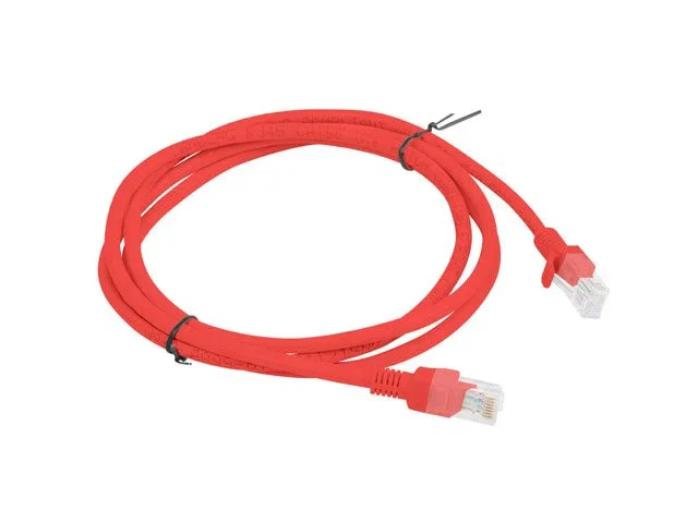 Lanberg Cable de Red Cat6 U/UTP 1,5 m Rojo RJ-45