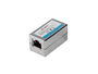 Lanberg Acoplador Adaptador LAN RJ45 Hembra Cat6 FTP, Categoría 6, Plateado, Compatible con Versiones Anteriores