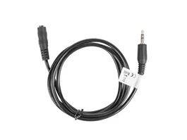 Lanberg CA-MJFJ-10CC-0015-BK Cable de Audio Estéreo 3.5mm Macho a 3.5mm Macho, 1.5 Metros, Negro