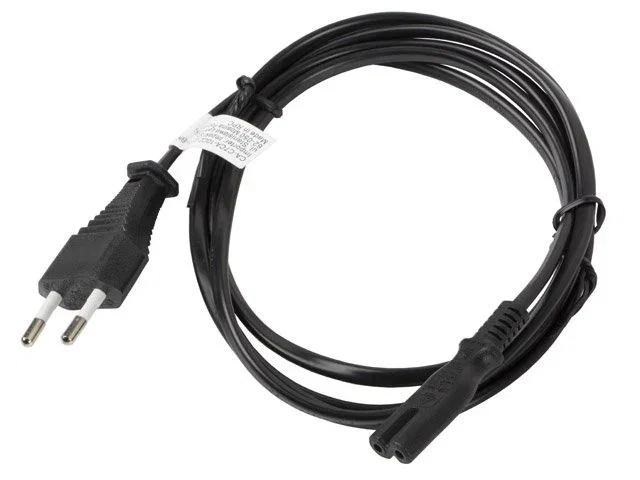 Lanberg CA-C7CA-10CC-0018-BK Cable de alimentación C7 a CEE 7/16, 1,8 m