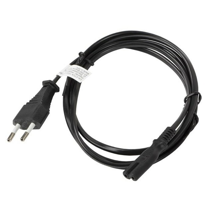Lanberg Cable de alimentación CA-C7CA-10CC-0018-BK CEE 7/16 a IEC 320 C7, 1,8 m