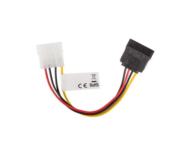 Lanberg Cable de Alimentación SATA Hembra a Molex Macho 15cm