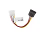 Lanberg Cable de Alimentación SATA Hembra a Molex Macho 15cm