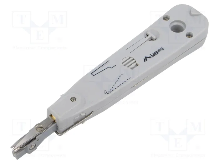 Lanberg NT-0001 Herramienta de inserción LSA tipo Krone IDC 110, Blanco
