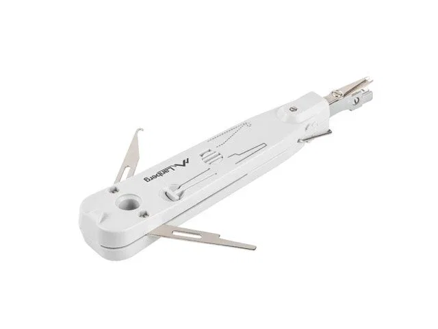 Lanberg NT, -0001 Crimpadora Herramienta de Inserción para Conectores RJ45, Plástico, Blanco