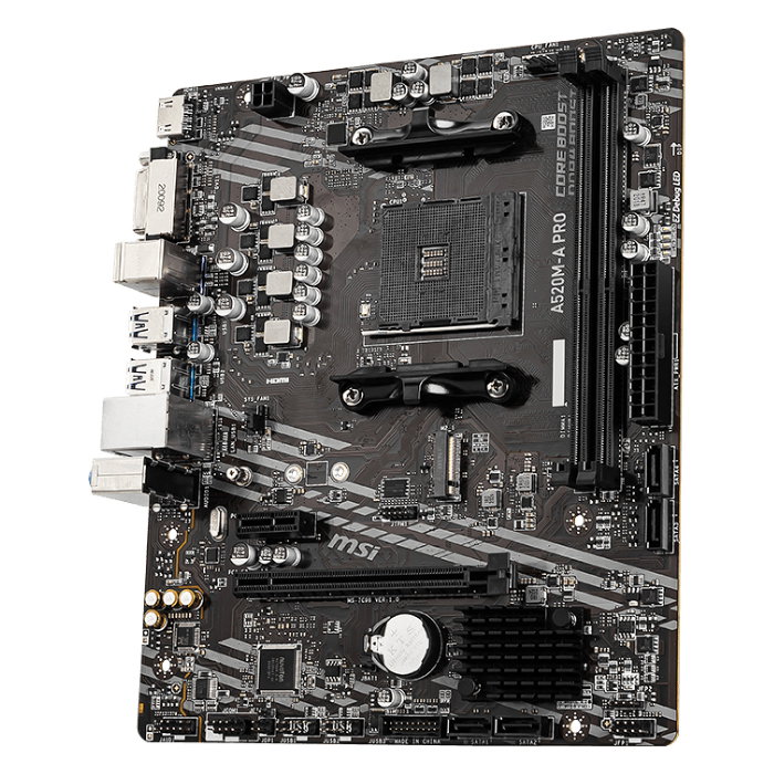 MSI A520M-A PRO Micro ATX AMD AM4 DDR4
