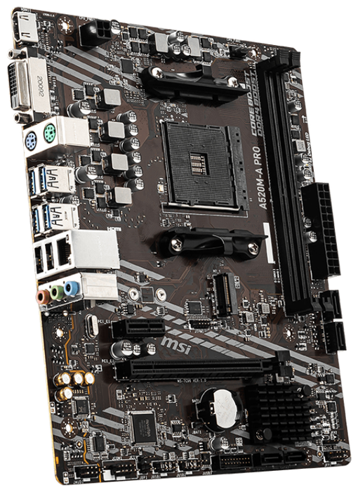 MSI A520M-A PRO Micro ATX AMD AM4 DDR4