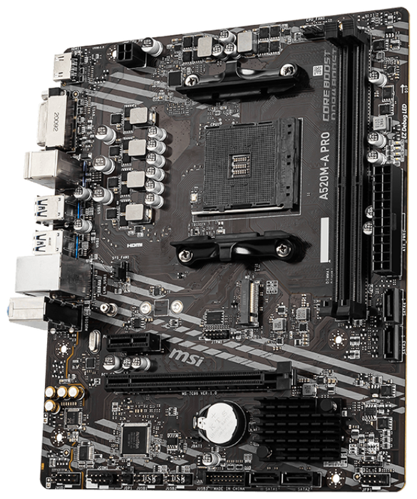 MSI A520M-A PRO Micro ATX AMD AM4 DDR4