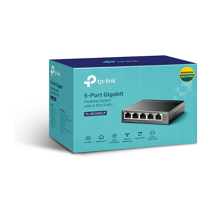 TP-Link TL-SG1005LP Switch Gigabit de 5 puertos con 4 puertos PoE+