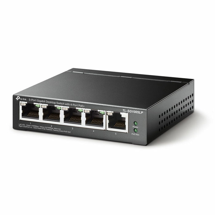 TP-Link TL-SG1005LP Switch Gigabit de 5 puertos con 4 puertos PoE+