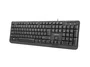 Natec Trout Slim Negro - Teclado USB 100% QWERTY Español Layout Español, Interruptor de Membrana para Oficina