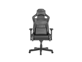 GENESIS Nitro 950 Silla Gaming para PC, Asiento y Respaldo Acolchados con Reposabrazos 4D, Almohada Lumbar y de Cuello, Cilindro Gas Clase 4, Inclinación 90-165°, Máx. 150kg, Negro