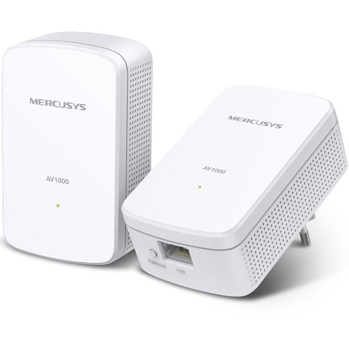 Mercusys MP500 KIT Adaptador de red Powerline 1000 Mbit/s Blanco (2 unidades) Mercusys MP500 KIT Adaptador de red Powerline 1000 Mbit/s Blanco (2 unidades)