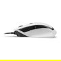 SHARKOON SHARK Force II Ratón Gaming Óptico, 4200 DPI, 6 Botones Programables, RGB, Blanco, USB, para Mano Derecha