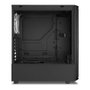 SHARKOON SK3 RGB Torre ATX Midi, Gabinete PC Negro con Iluminación RGB, Ventiladores 120 mm Incluidos (1 Frontal, 1 Trasero), Panel de Vidrio, Soporta ATX, micro-ATX, Mini-ITX