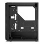 SHARKOON SK3 RGB Torre ATX Midi, Gabinete PC Negro con Iluminación RGB, Ventiladores 120 mm Incluidos (1 Frontal, 1 Trasero), Panel de Vidrio, Soporta ATX, micro-ATX, Mini-ITX