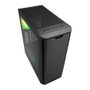SHARKOON SK3 RGB Torre ATX Midi, Gabinete PC Negro con Iluminación RGB, Ventiladores 120 mm Incluidos (1 Frontal, 1 Trasero), Panel de Vidrio, Soporta ATX, micro-ATX, Mini-ITX