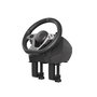 GENESIS Volante + Pedales Seaborg 400 Negro, Plata USB para Nintendo Switch, PC, PlayStation 4, Playstation 3, Xbox 360, Xbox One, Xbox One S, Xbox One X