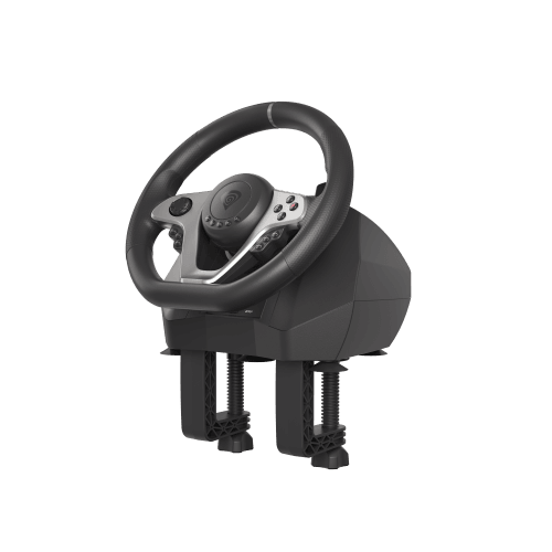 GENESIS Seaborg 400 Volante + Pedales Negro, Plata USB
