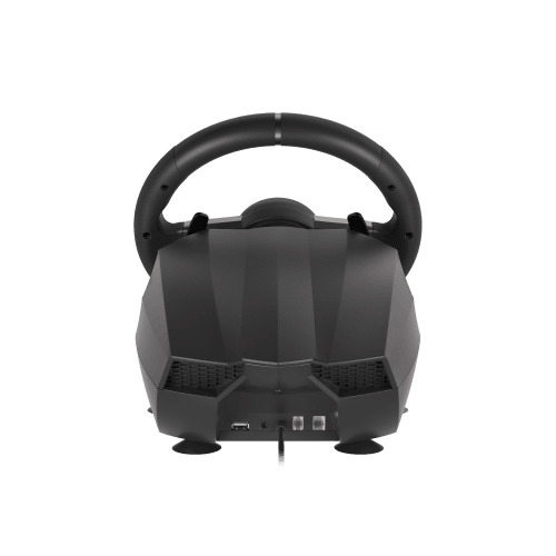 GENESIS Seaborg 400 Volante + Pedales Negro, Plata USB
