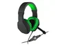 Genesis Argon 200 Auriculares Gaming Negro, Verde, Conector 3,5 mm x2