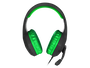 GENESIS Argon 200 Auriculares Gaming Alámbricos Negro, Verde