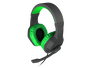 GENESIS Argon 200 Auriculares Gaming Alámbricos Negro, Verde